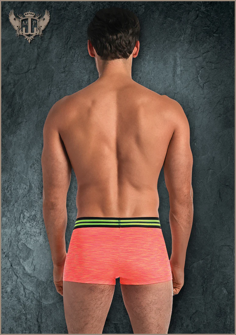 Male Power Retro Short Orange Sm 145229ORSL - Image 2
