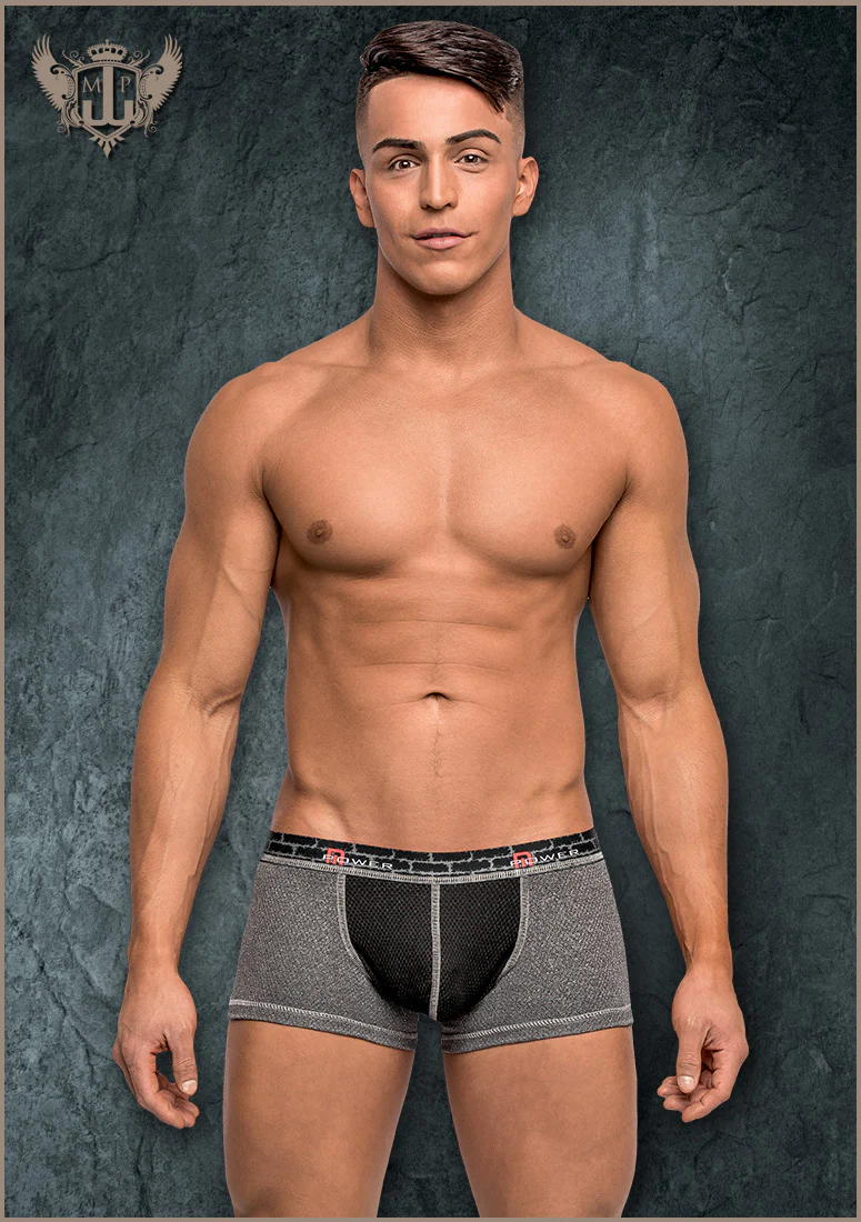 Male Power Revers Short Grey/Blk Lrg 133237GBLG