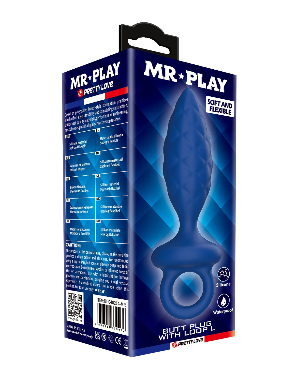 Mr Play Butt Plug With Loop L