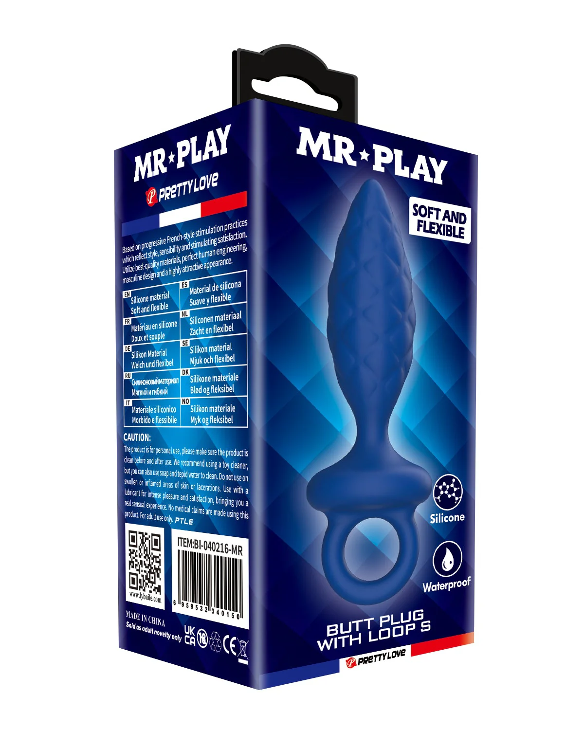 Mr Play Butt Plug With Loop S