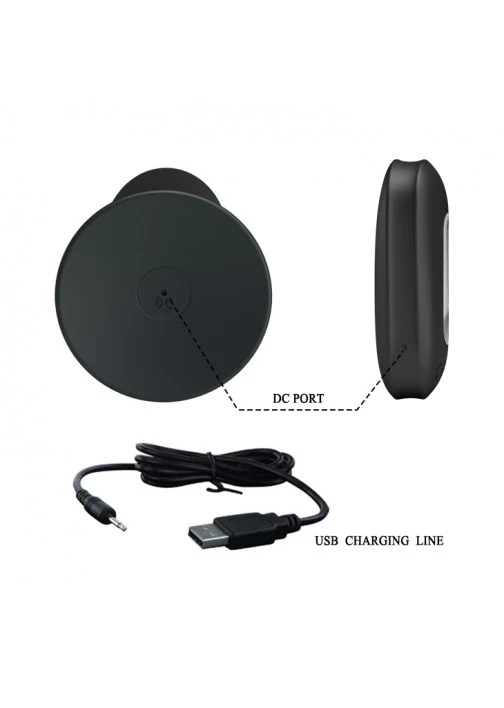 Pretty Love Mr Play Vibrating Anal Plug - 45W-MR Black - Image 6