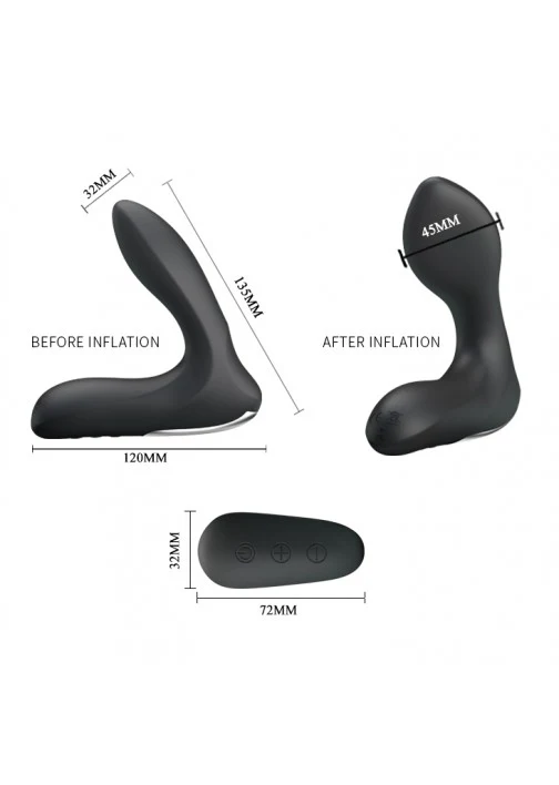 Pretty Love Nasreddin Inflatable Vibrating Plug - 463W - Image 4