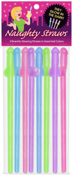 Naughty Straws Glow in The Dark 215