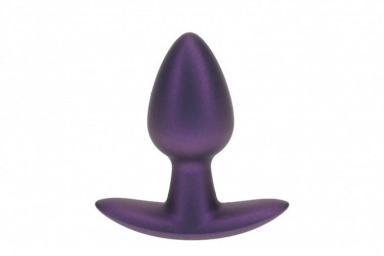 Ouch Anal Plug 2.6" Metallic Purple - Image 2