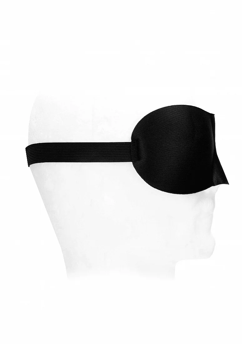 Ouch B&W Satin Curvy Eyemask Black - Image 4
