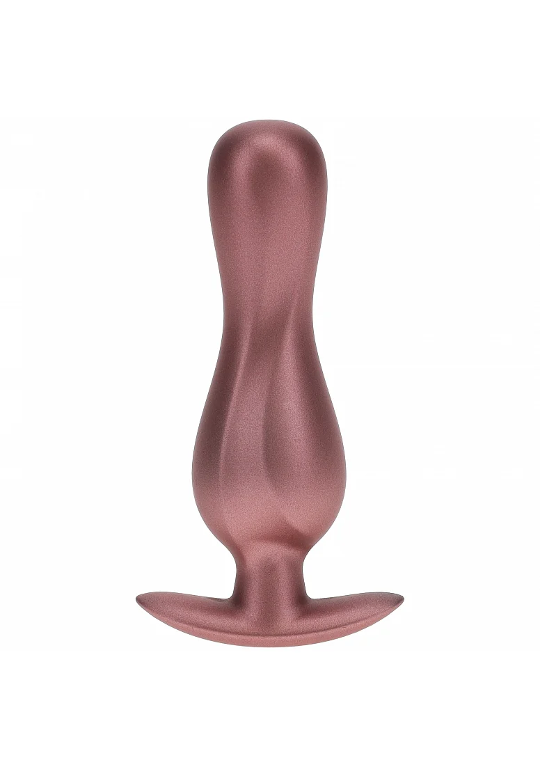 Ouch Curvy Anal Plug 4.6" Rose Gold - Image 2