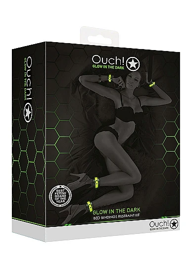 Ouch Glow in Dark Bed Binding Restraints