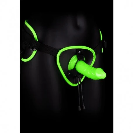 Ouch Glow in Dark Strap On with Dildo 5.7" - Image 6