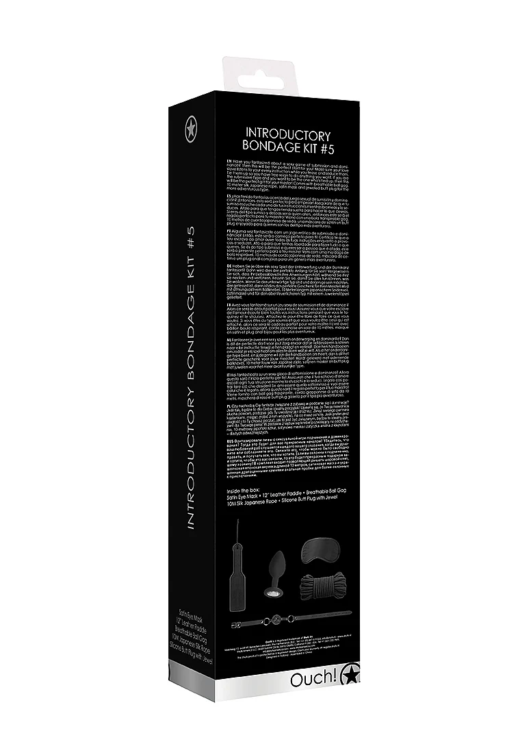 Ouch Introductory Bondage Kit #5 Black - Image 4