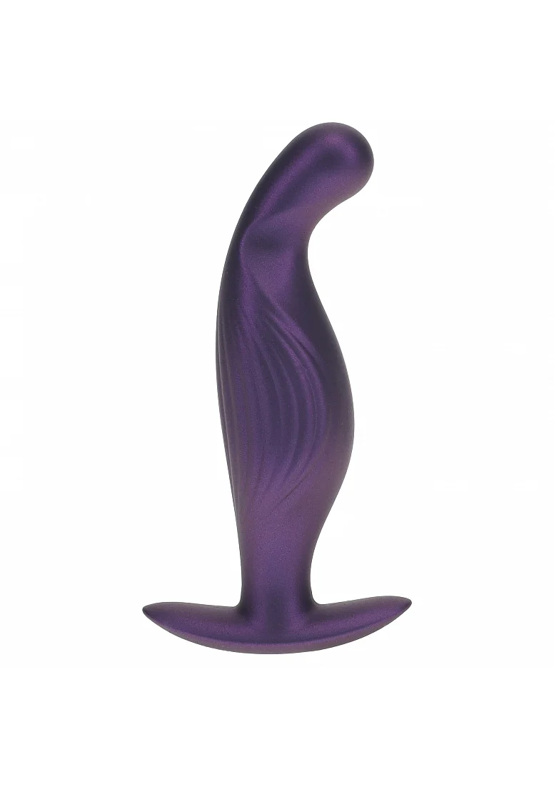 Ouch P-Spot 4.6" Anal Plug Metallic Purple - Image 2