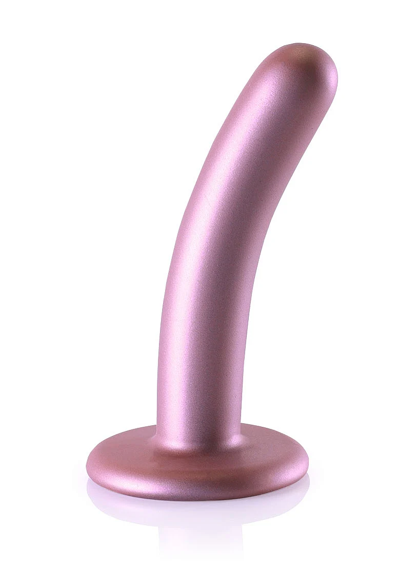 Ouch Smooth G-Spot Dildo 5" Rose Gold - Image 2