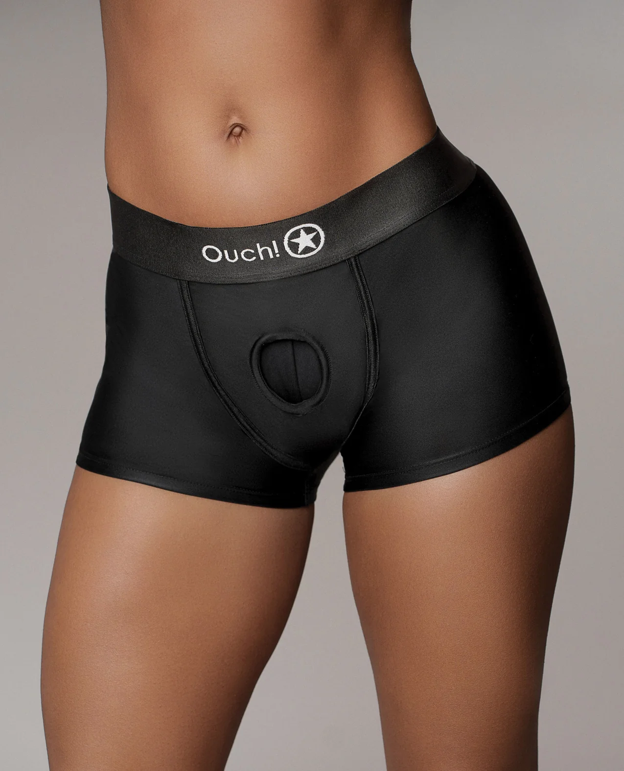 Ouch Vibrating Strap On Boxer – Black XL/XXL - Image 5