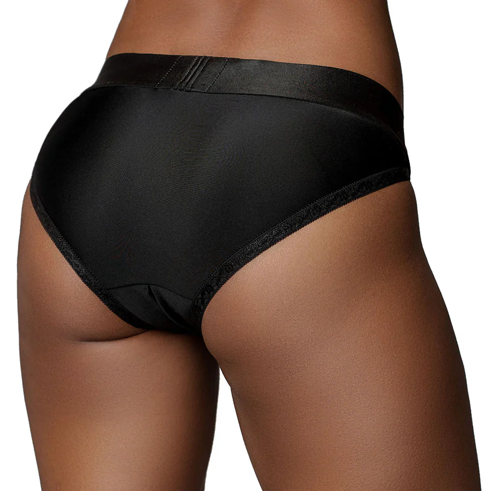 Ouch Vibrating Strap On Hipster – Black XS/S - Image 3