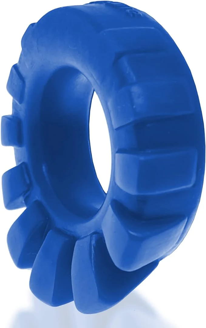 Oxballs Cock-Lug Silicone Comfort Cockring - Blue - Image 3