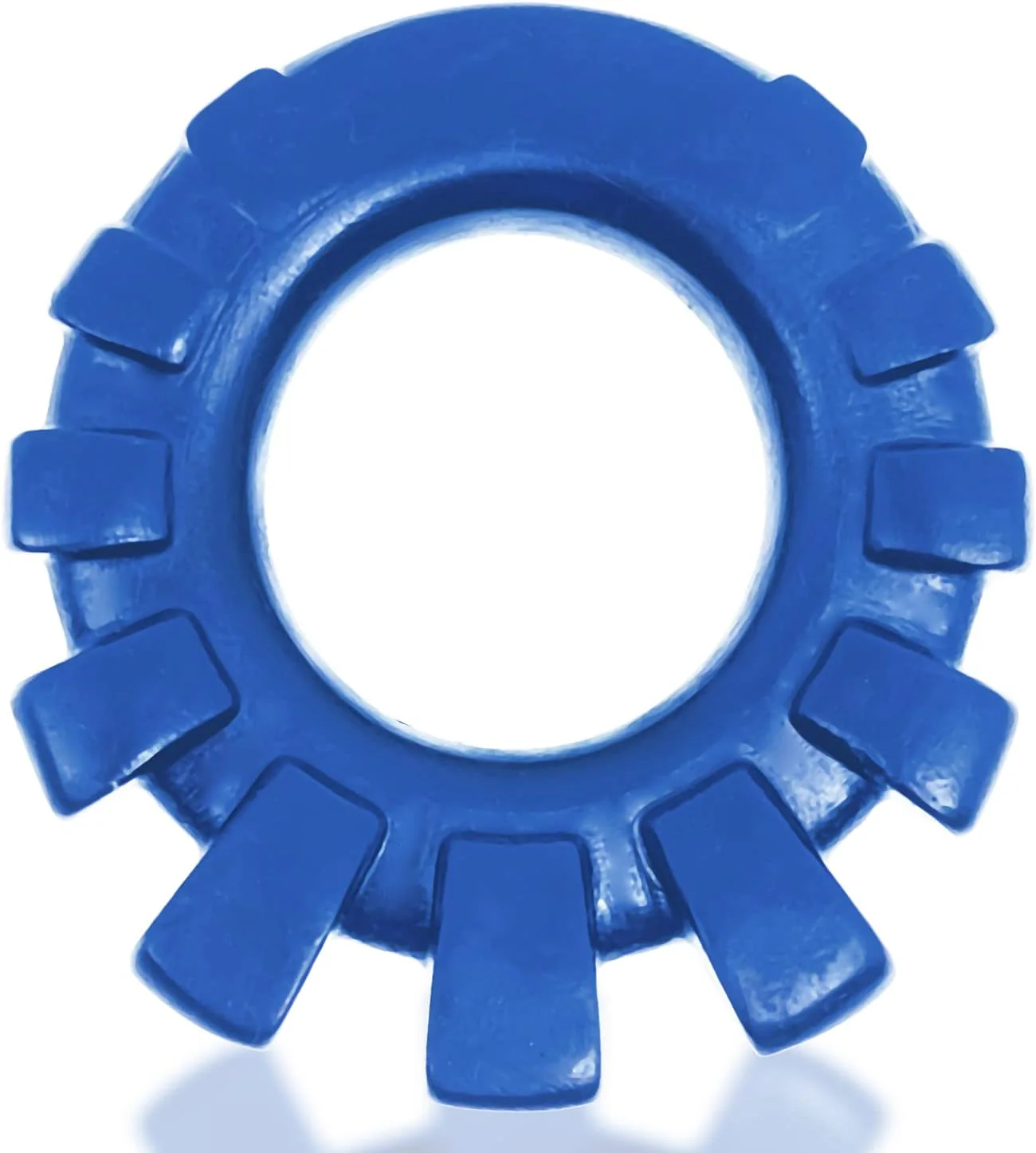 Oxballs Cock-Lug Silicone Comfort Cockring - Blue - Image 7