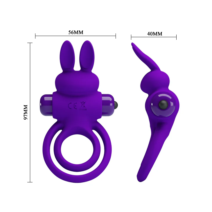 Pretty Love Penis Ring III Purp 210206-1 - Image 3