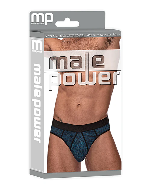 Male Power Perform Sport Thong Blue L/XL 421259 - Image 2