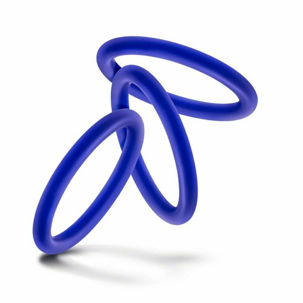 Performance VS1 Cockring 3 Pack Medium Indigo - Image 2