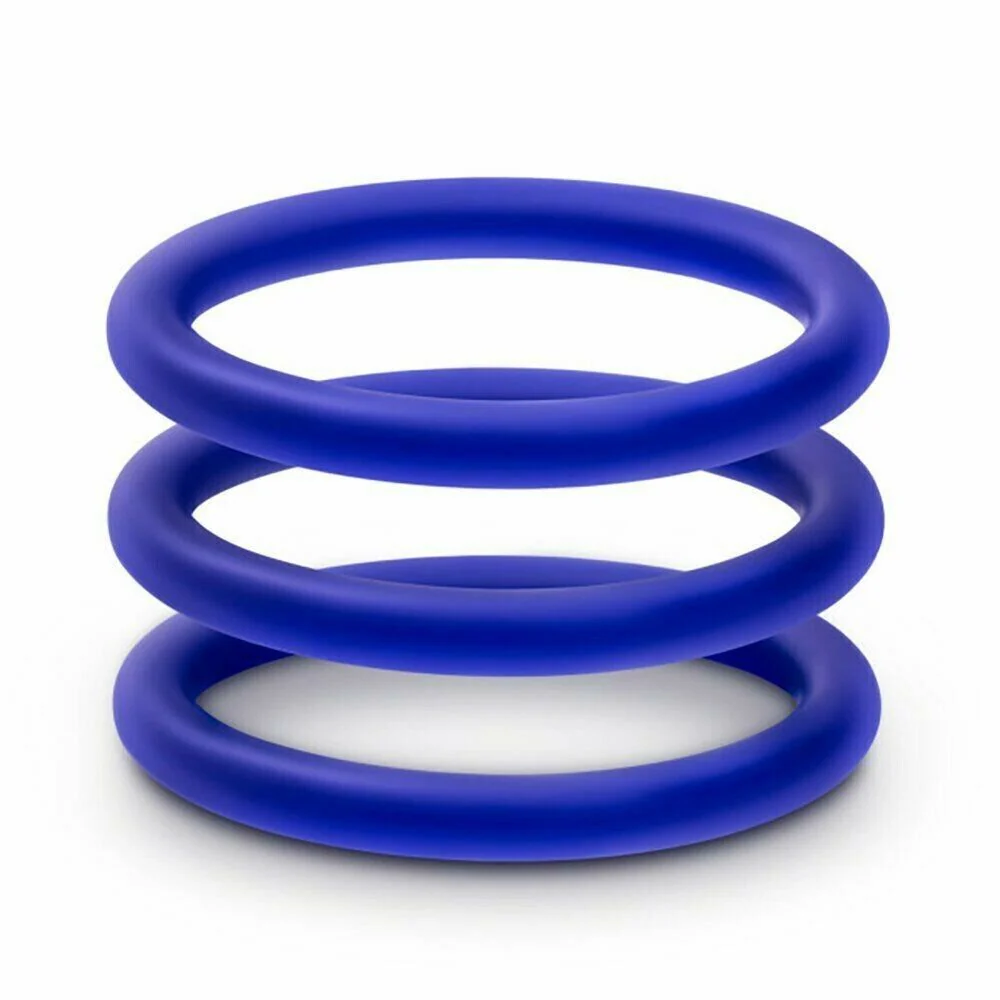Performance VS1 Cockring 3 Pack Medium Indigo - Image 3