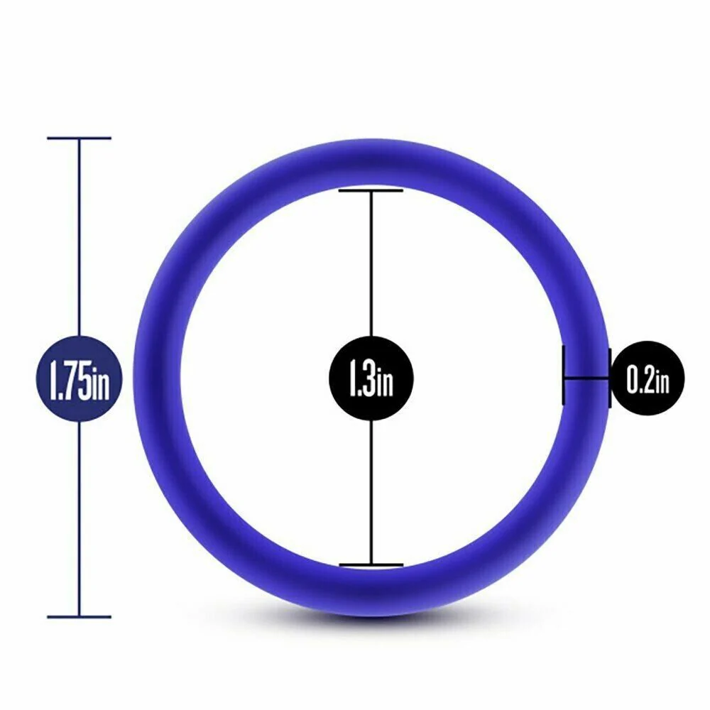 Performance VS1 Cockring 3 Pack Medium Indigo - Image 4