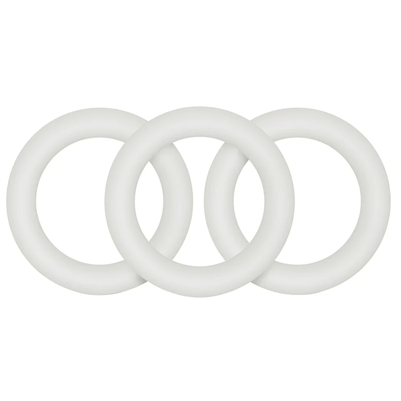 Performance VS2  Cockring 3 Pack Small White - Image 3