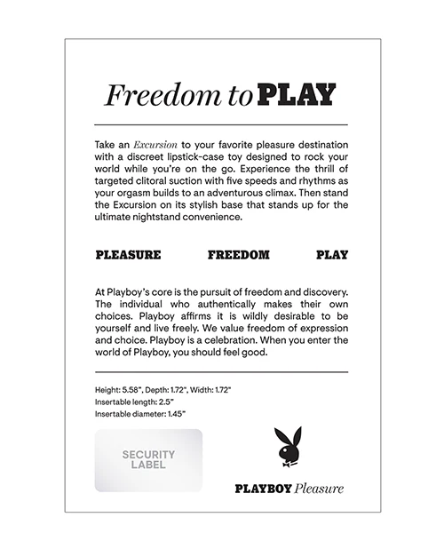 Playboy Pleasure Excursion Vibrator - Image 12