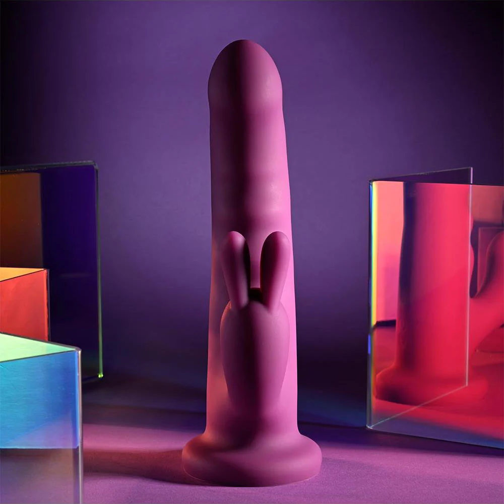 Playboy Pleasure Fluffle Rabbit Vibrator with Suction Base - Image 13