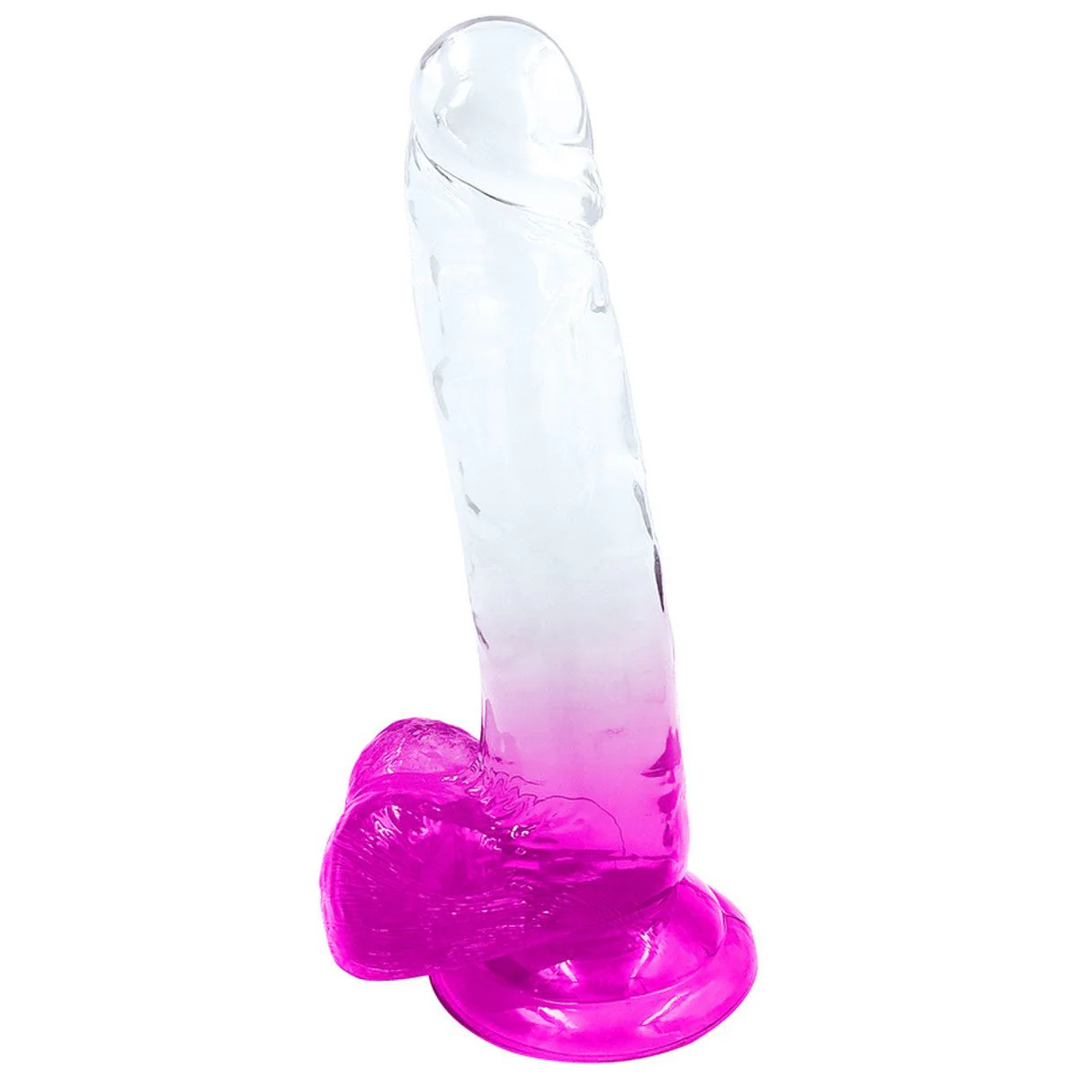 Playful Riders 8" Cock with Balls Pink - Image 2