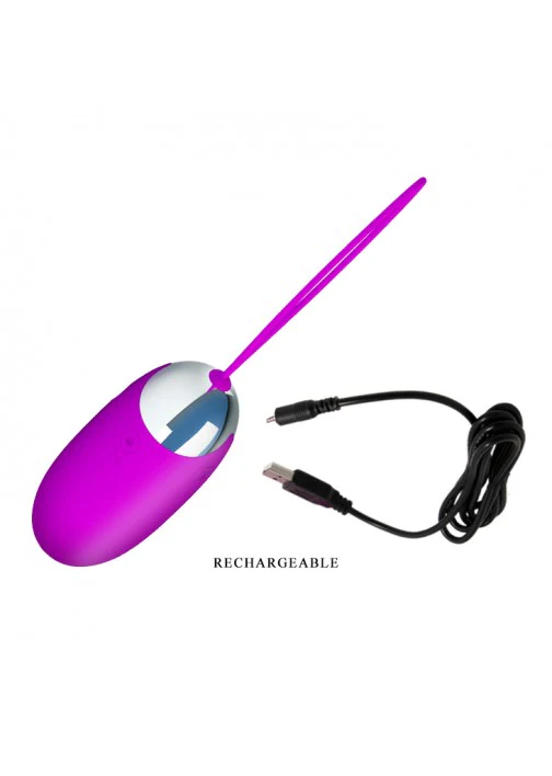 Pretty Love Benson Vibrating Love Egg - Purple 362 - Image 4