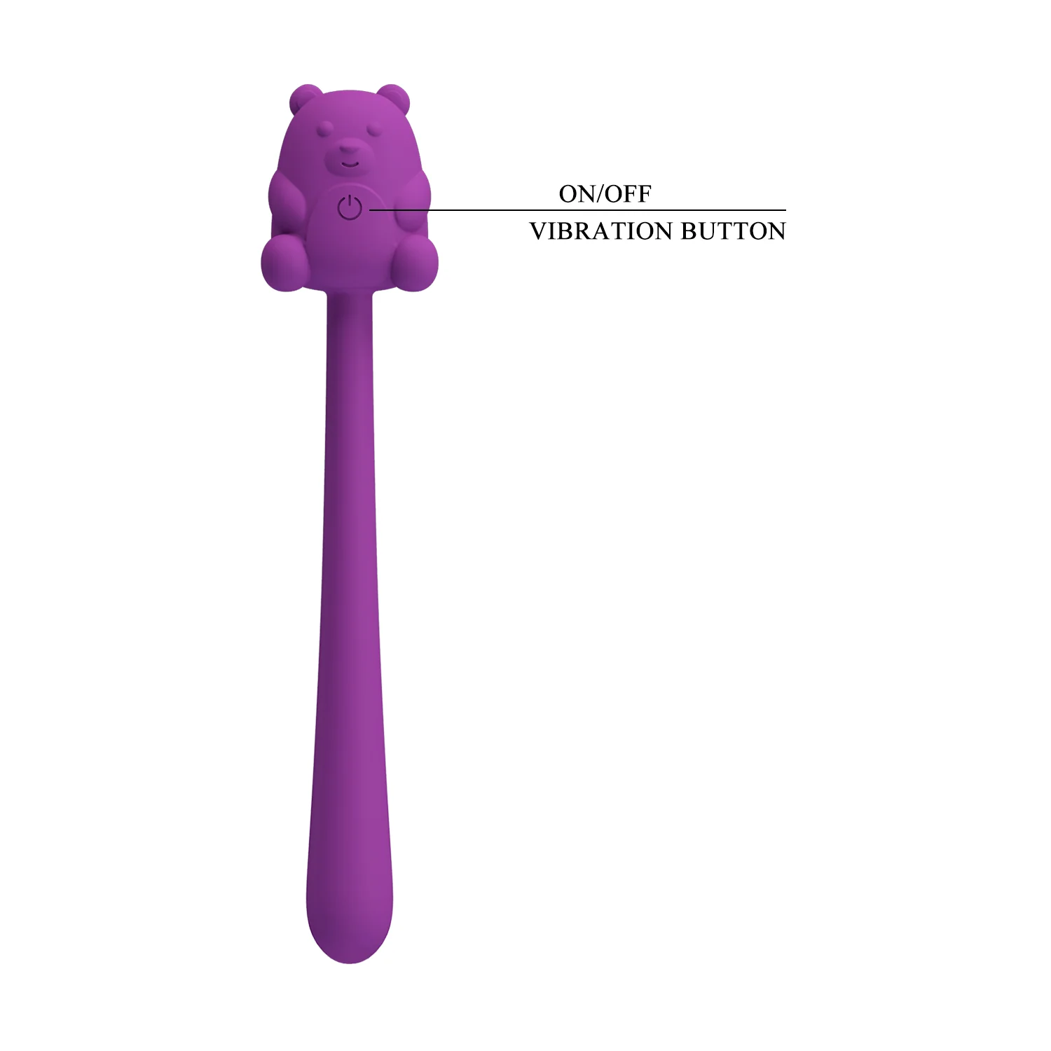 Pretty Love Cute Bear Vibrator Purple - Image 10