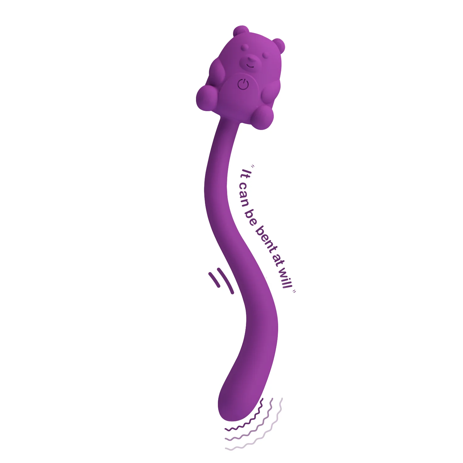 Pretty Love Cute Bear Vibrator Purple - Image 6