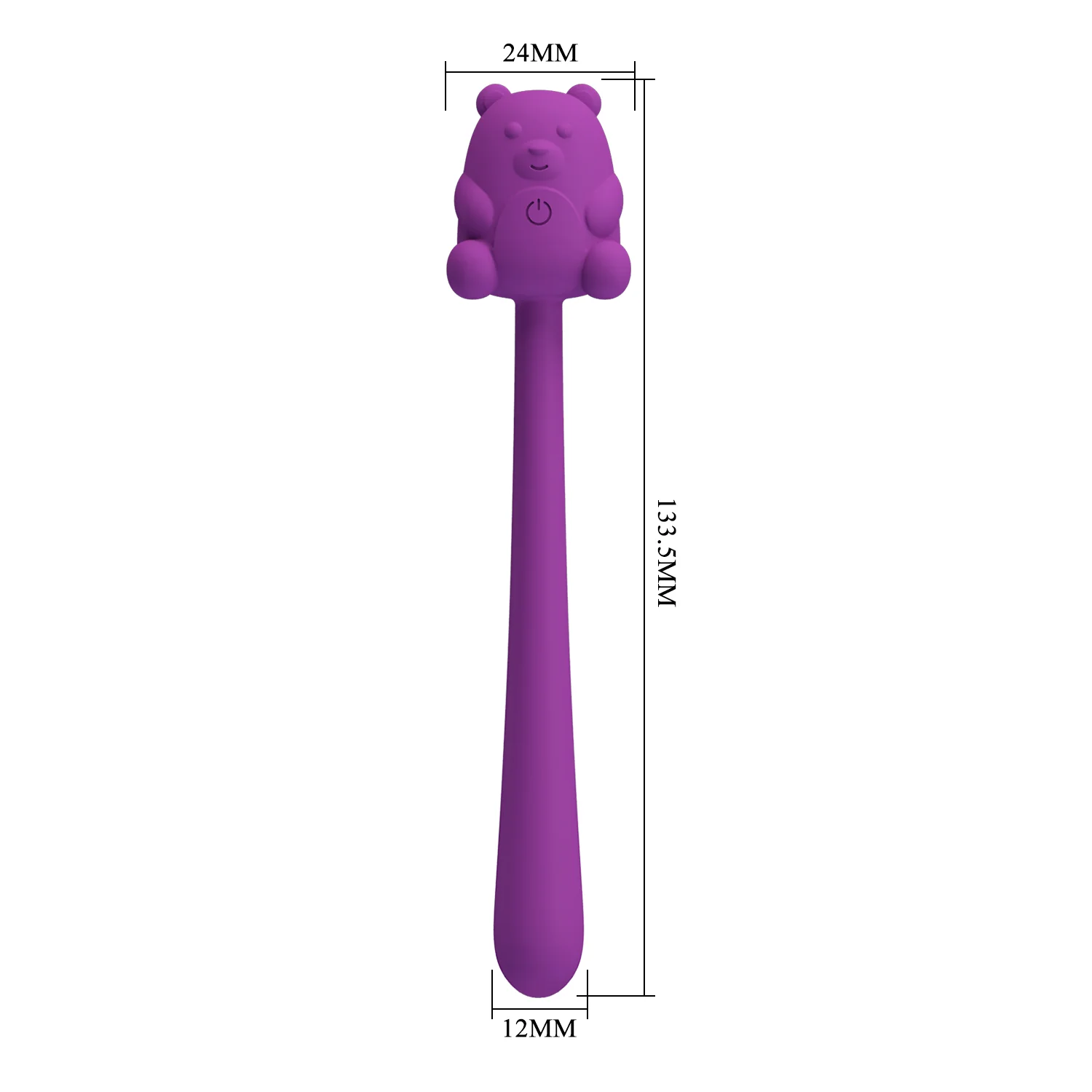 Pretty Love Cute Bear Vibrator Purple - Image 9