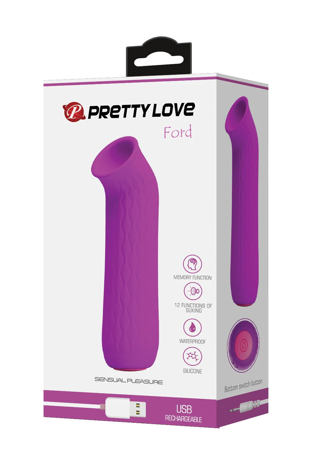 Pretty Love Ford Sucking Clitoral Vibrator 547 Purple