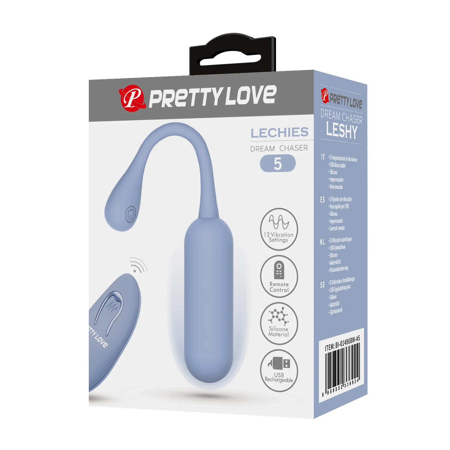 Pretty love Lechies 5 Egg Vibe Blue BI-014867W-A5 - Image 3