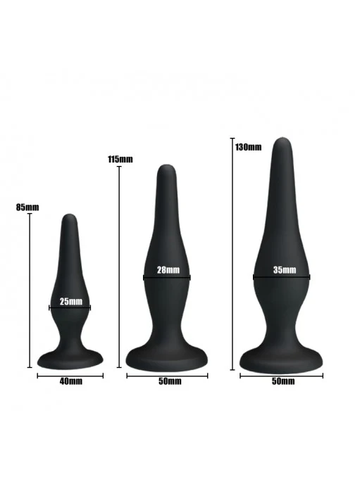 Pretty Love Beginners Mini Anal Kit 3pc - 456H - Image 3