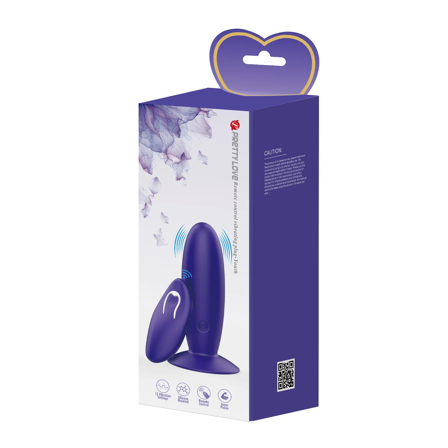 Pretty Love Vibrating Plug with Remote BI-040045WL