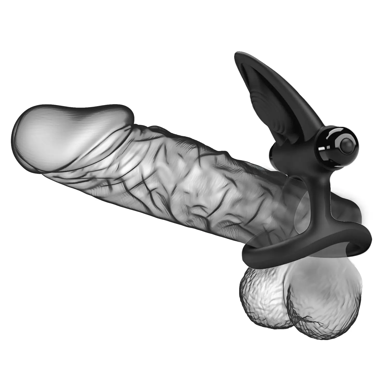 Pretty Love Vibration Cock Ring BI-210306-1 - Image 2