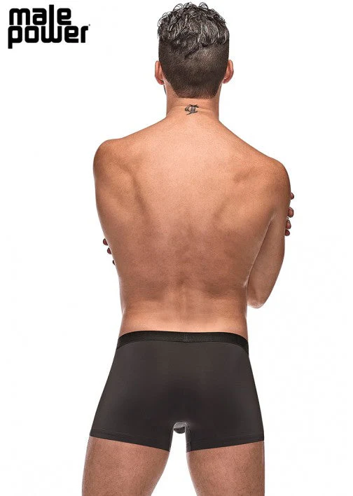 Male Power Private Screening Pouch Short Leaf Black XL - 182262 - Image 2