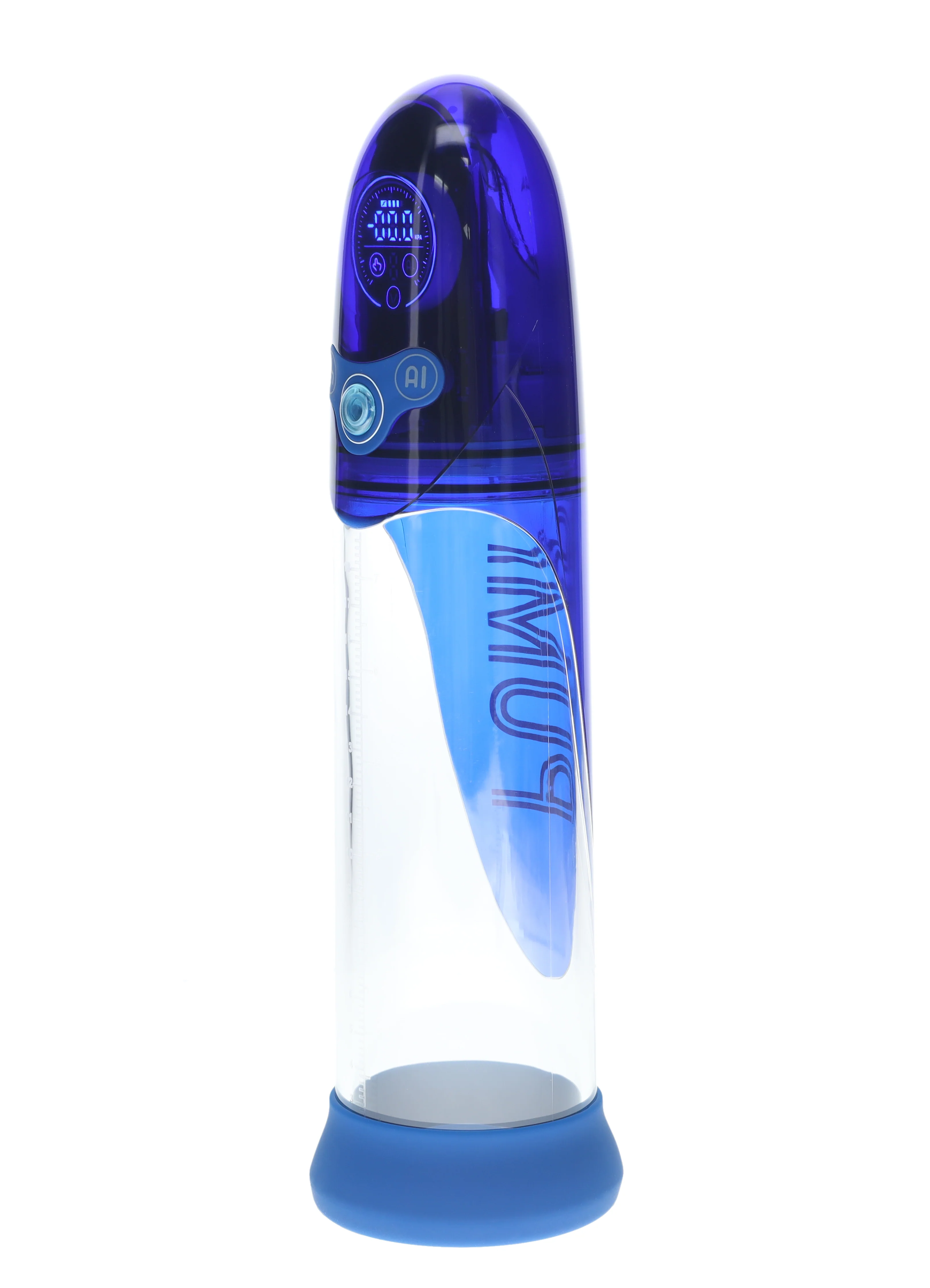 Pumped Aqua Pro Submersible Automatic AI Enabled Penis Pump Blue - Image 2