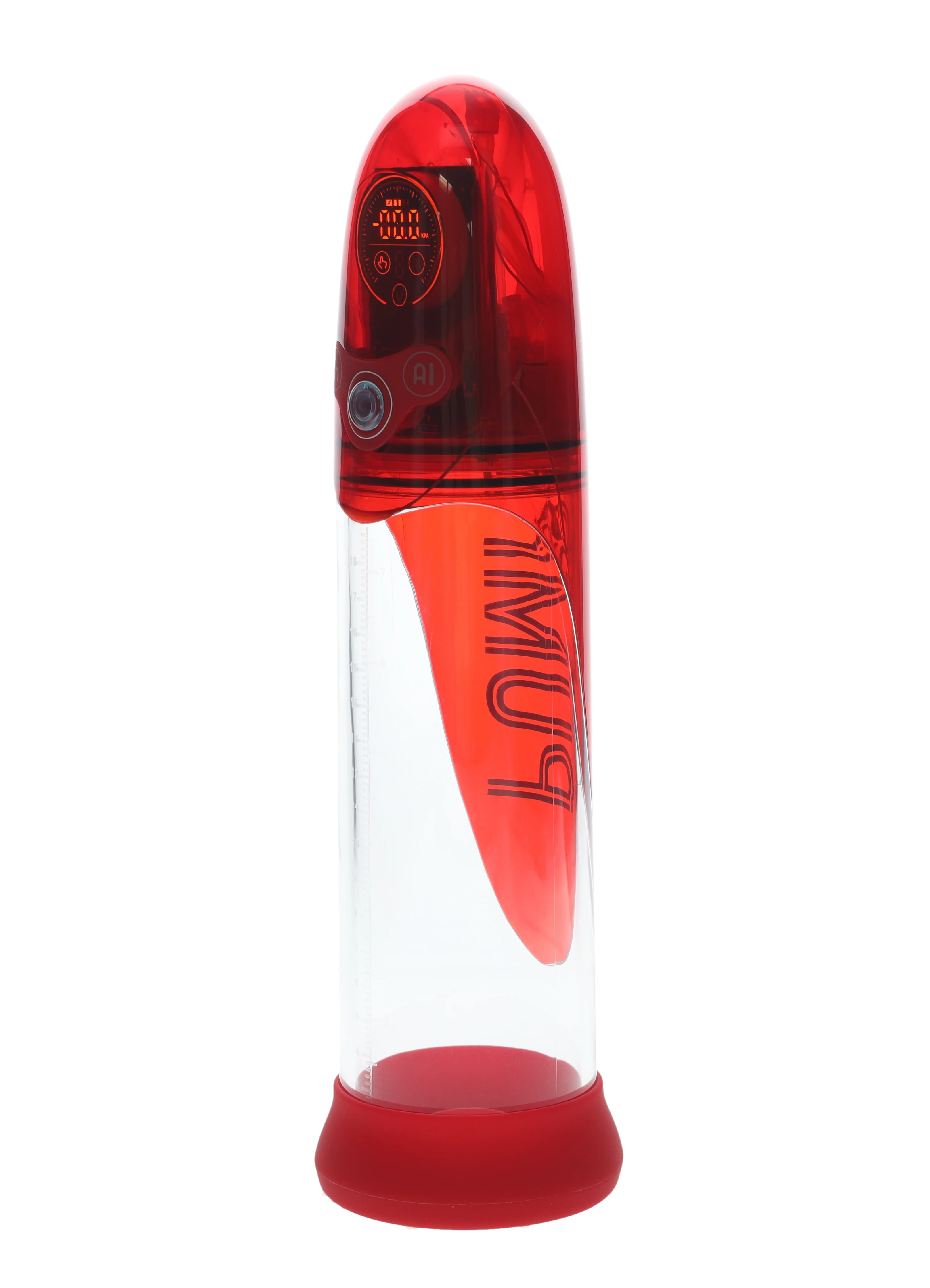 Pumped Aqua Pro Submersible Automatic AI Enabled Penis Pump Red - Image 2