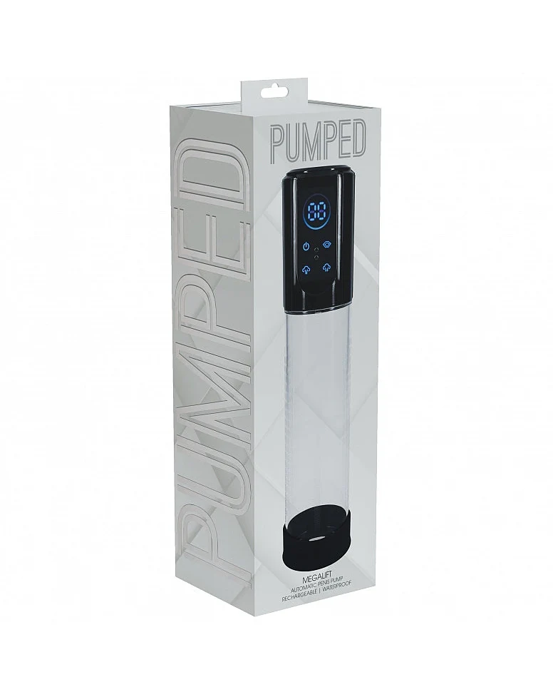 Pumped Megalift Penis Pump Black