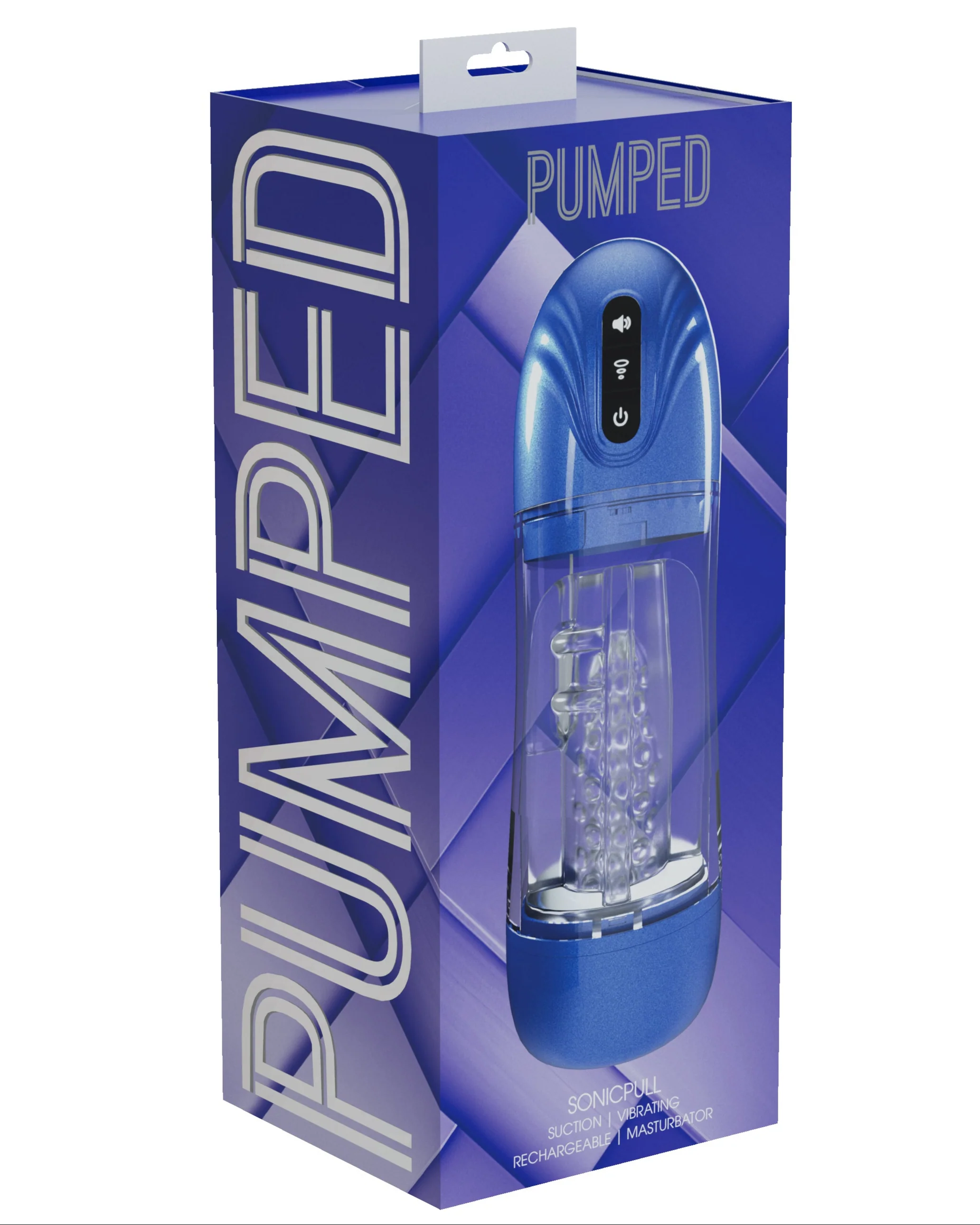 Pumped Sonic Pull Masturbator Blue