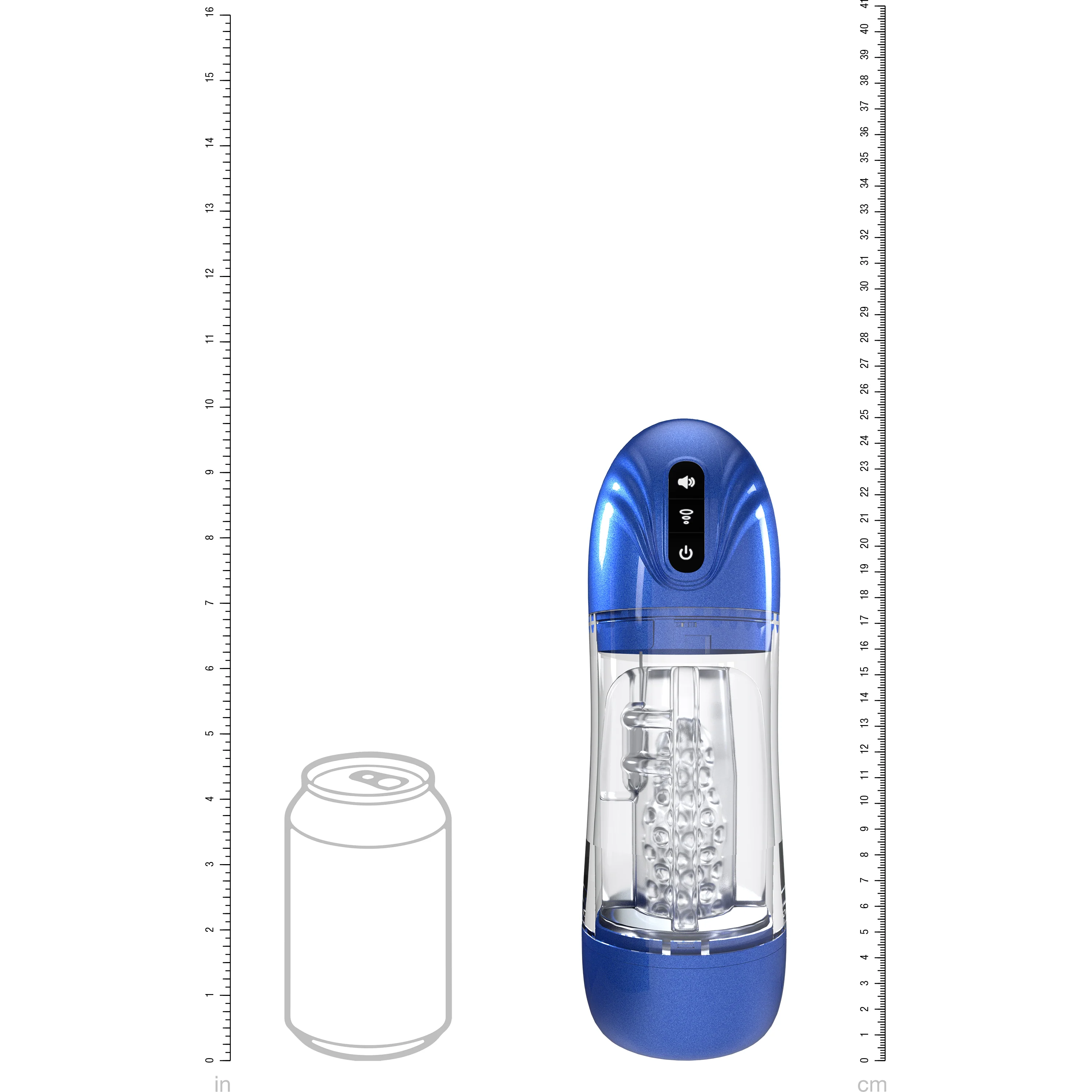 Pumped Sonic Pull Masturbator Blue - Image 8
