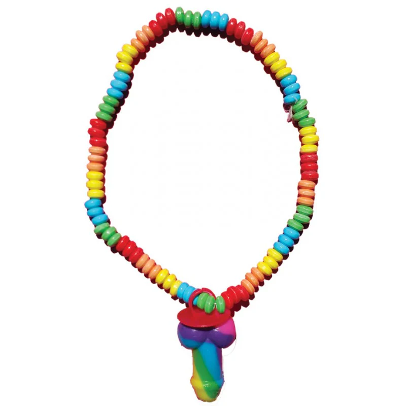 Rainbow Pecker Candy Necklace - Image 2