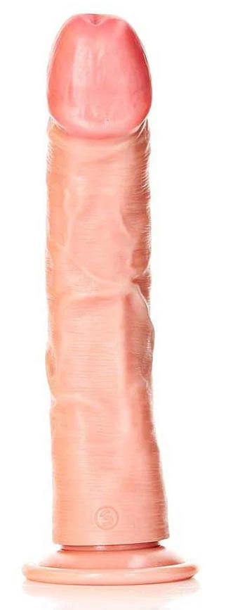 Realrock 10" Curved Dildo Flesh - Image 5