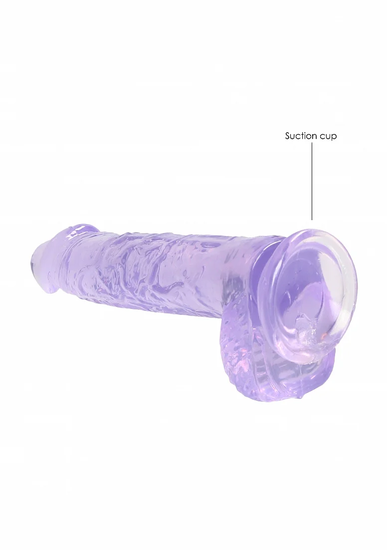 Realrock 6" Purple Dildo with Balls - Image 4