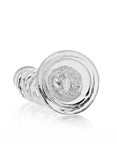 Realrock 8" Slim Dildo Clear - Image 4