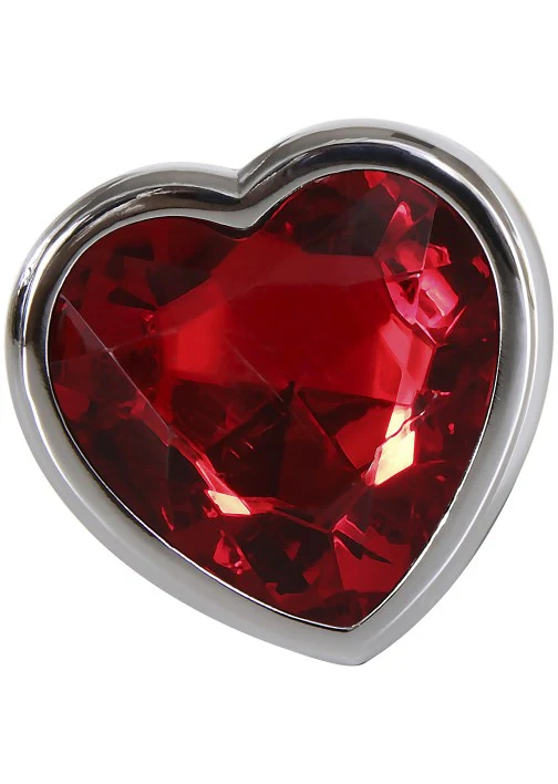 Adam & Eve Red Heart Anal Plug Small - Image 6