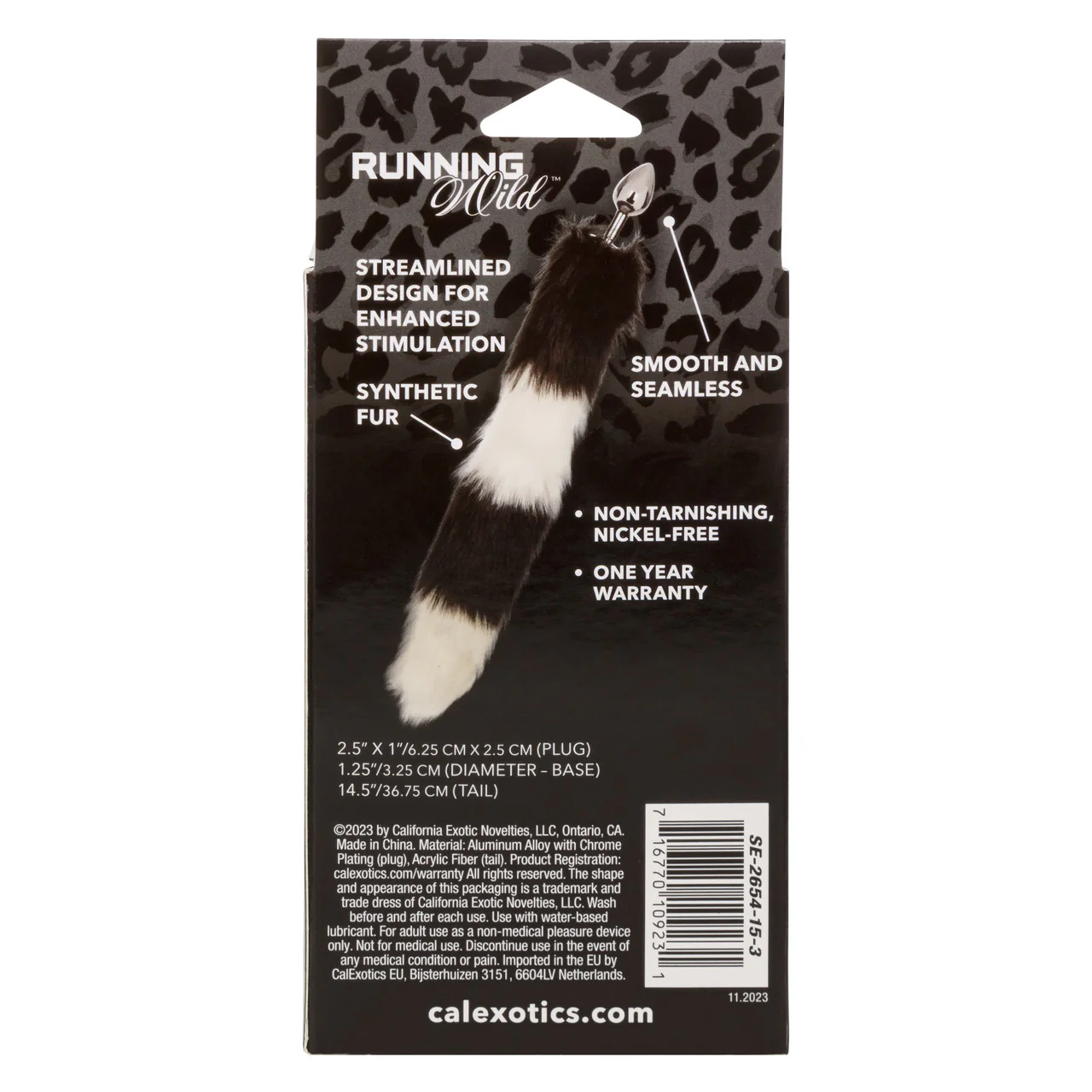 Running Wild Black & White Tail - Image 5