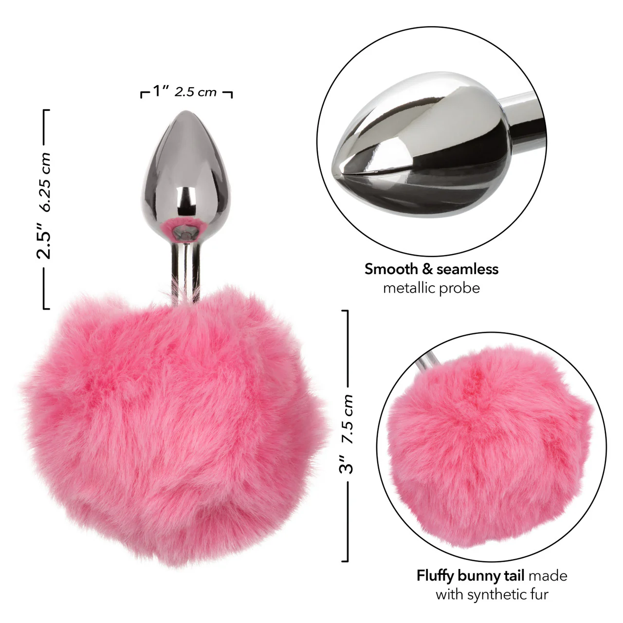 Running Wild Pink Bunny Tail - Image 3
